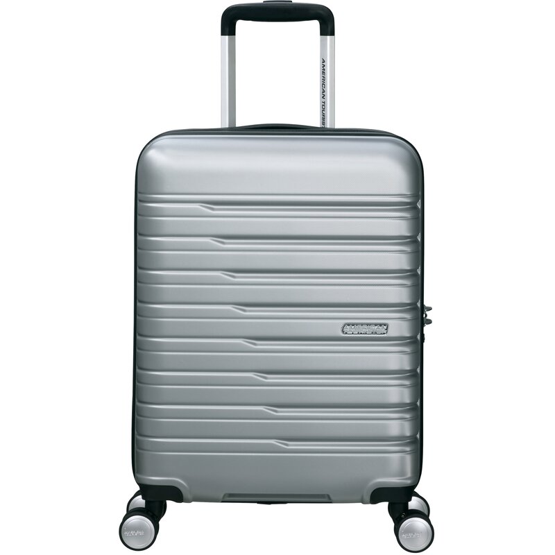 Walizka AMERICAN TOURISTER Flashline 55 cm Srebrny