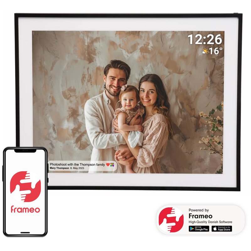 Ramka cyfrowa DENVER Frameo PFF-1970 Czarny