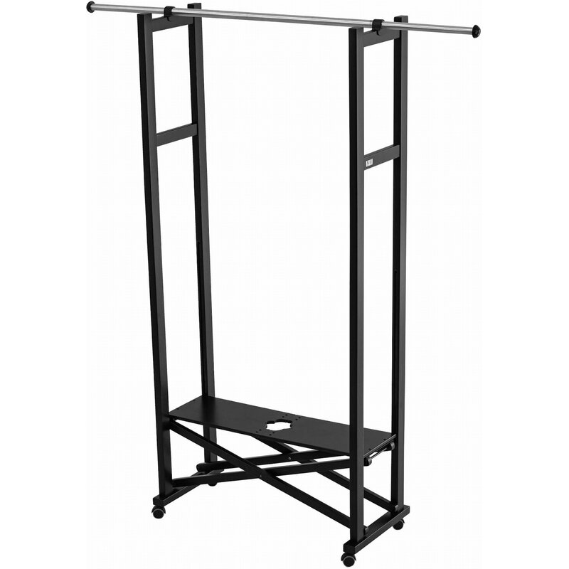 Stojak na ubrania ARREDAMENTI Elios 37 x 78 cm Czarny