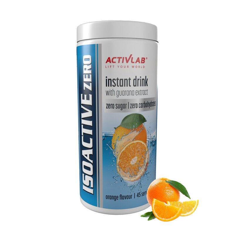 Izotonik ACTIVLAB Isoactive Zero Pomarańczowy (225 g)