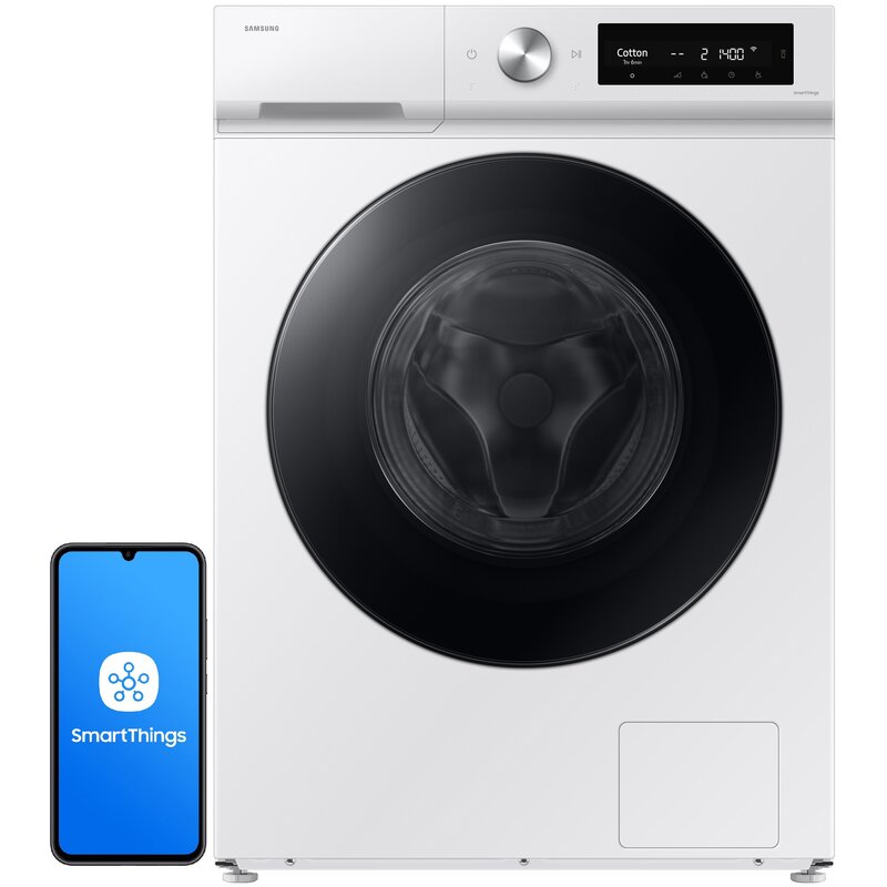 Pralko-suszarka SAMSUNG BESPOKE AI Seria 7000 WD90DB7B85GWU4 9/6kg Autodozowanie, QuickDrive