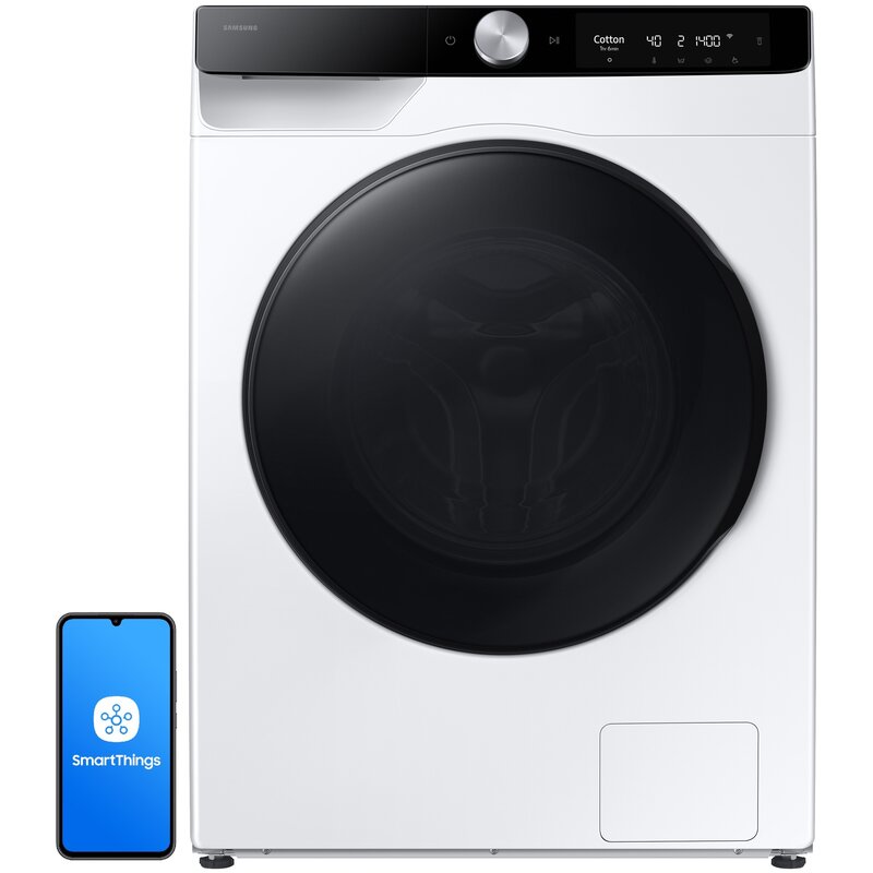 Pralko-suszarka SAMSUNG AI Seria 6000 WD90DG6B85BK 9/6kg AI Ecobubble, Autodozowanie