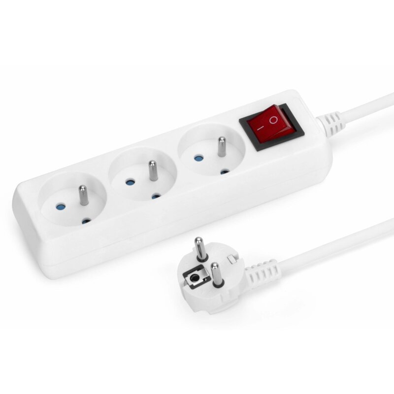 Przedłużacz MONTIS MT118-1.5 (1.5 m) Biały