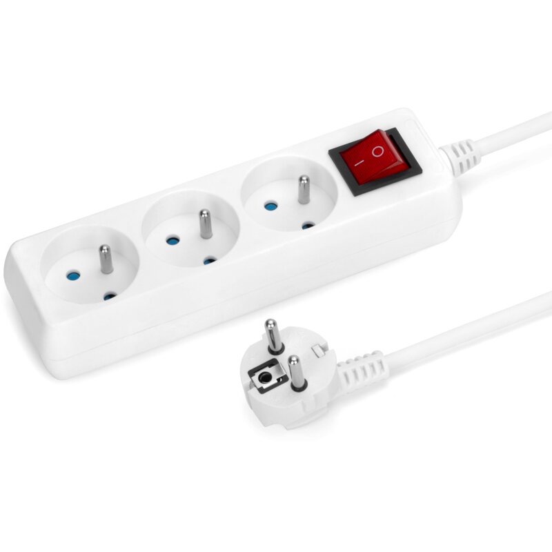 Przedłużacz MONTIS MT118-5 (5 m) Biały