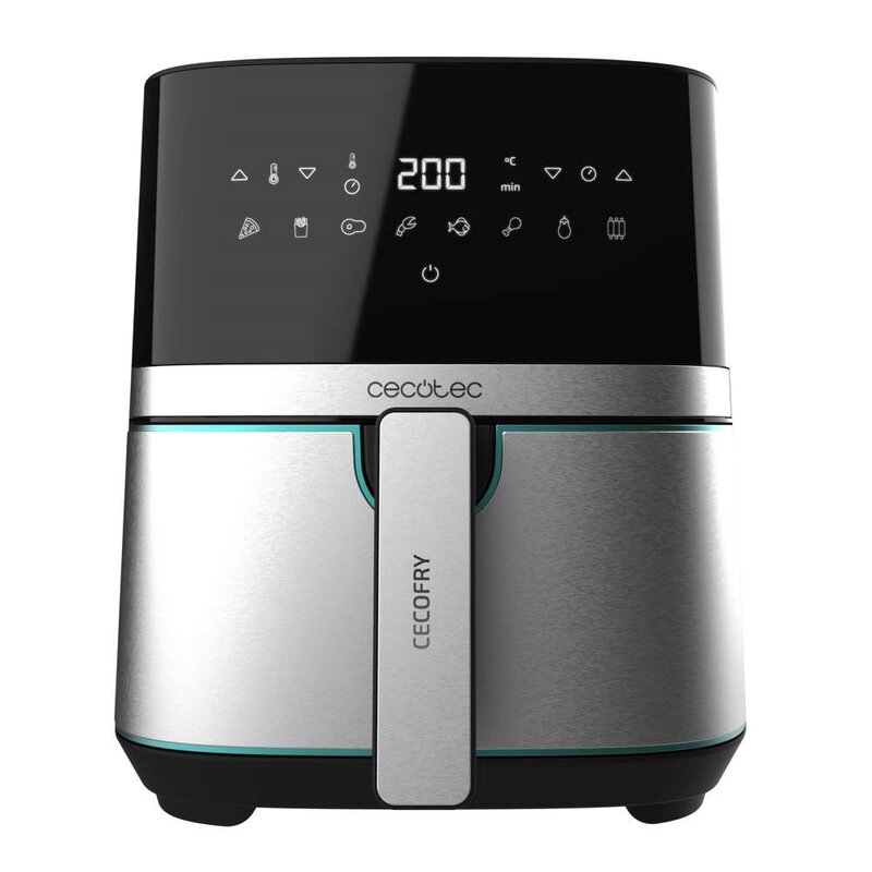 Air Fryer Frytkownica beztłuszczowa CECOTEC Full inox 5500 pro 5.5l 8 automatycznych programów
