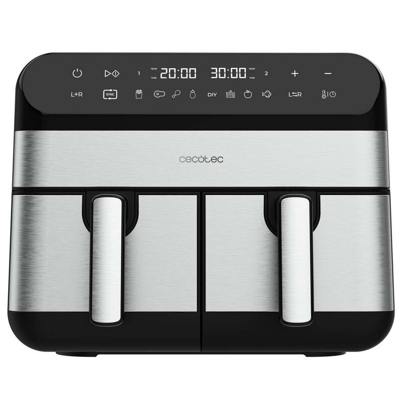 Air Fryer Frytownica CECOTEC Cecotec Cecofry Advance 9000 Inox 9l 8 automatycznych programów
