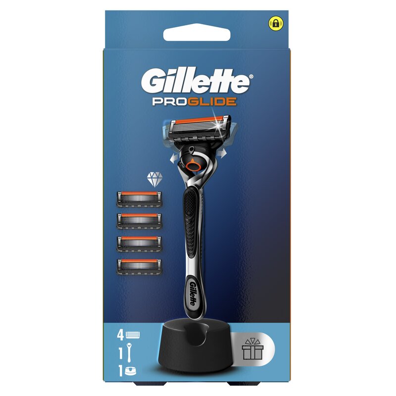 Golarka GILLETTE ProGlide + 4 ostrza + Stojak
