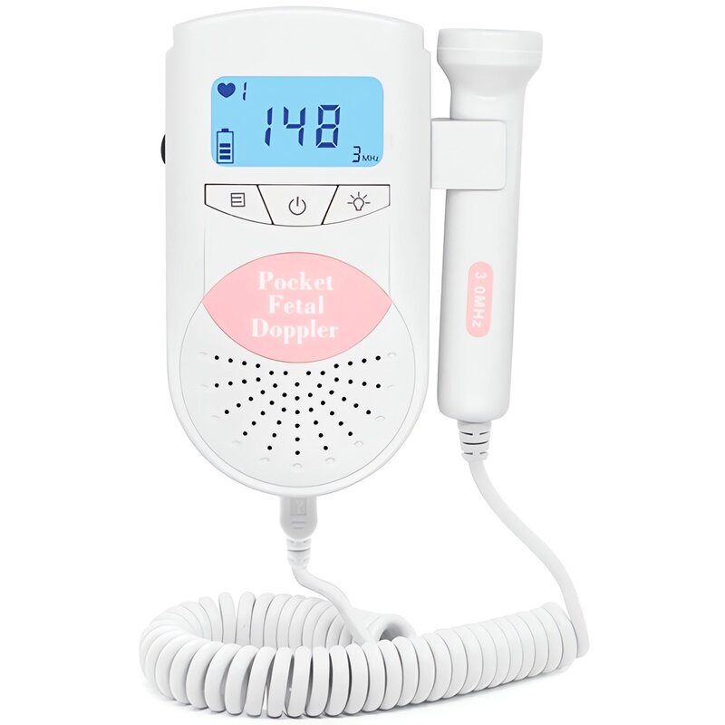 Detektor tętna płodu JUMPER JPD-100 S6 Różowy