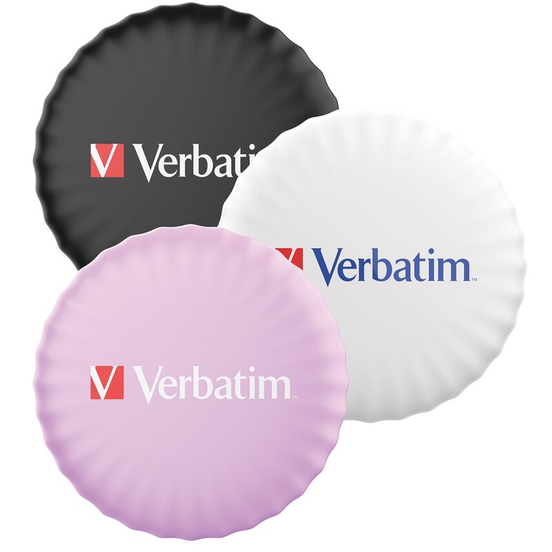 Verbatim My Finder Coin Bluetooth NFC trójpak biały/czarny/różowy