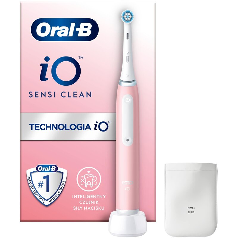 Szczoteczka magnetyczna ORAL-B iO Sensi Clean Różowy
