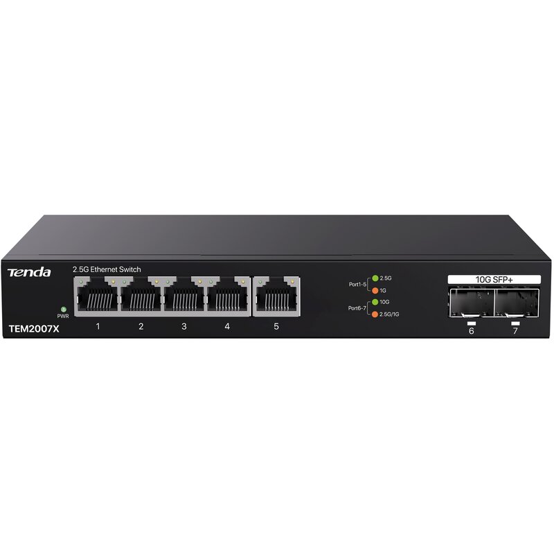 Switch TENDA TEM2007X 2.5 Gigabit Ethernet, 7 portów