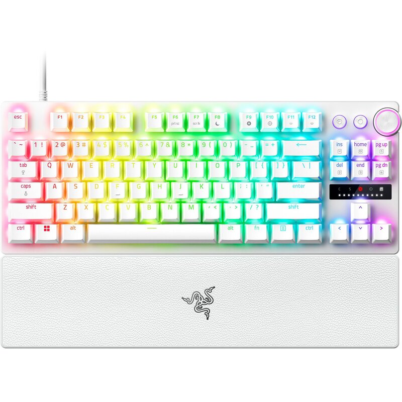 Klawiatura RAZER Huntsman V3 Pro Tenkeyless Biały