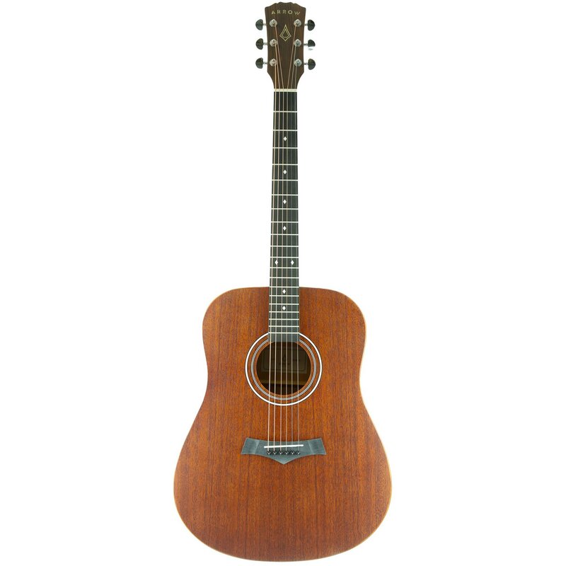 Gitara akustyczna ARROW Raw Series Mahoń