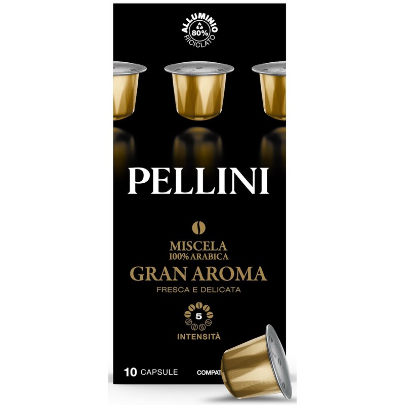 Kapsułki PELLINI Gran Aroma do ekspresu Nespresso