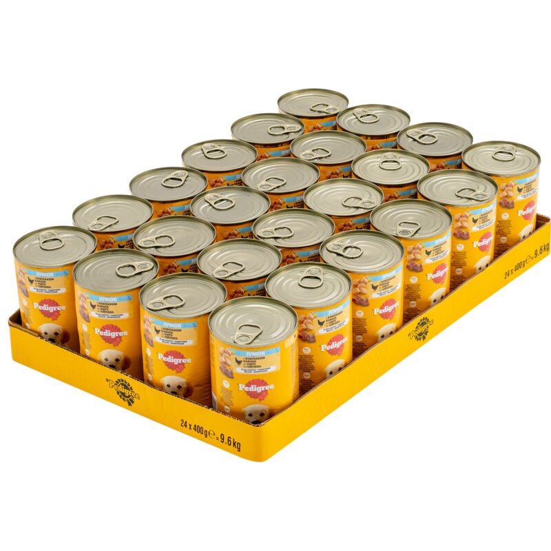 Karma dla psa PEDIGREE Junior Kurczak w galaretce 24 x 400 g