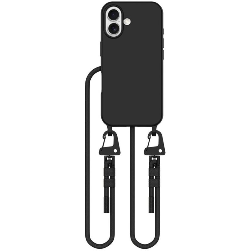 Etui TECH-PROTECT MagNecklace MagSafe do Apple iPhone 16 Czarny