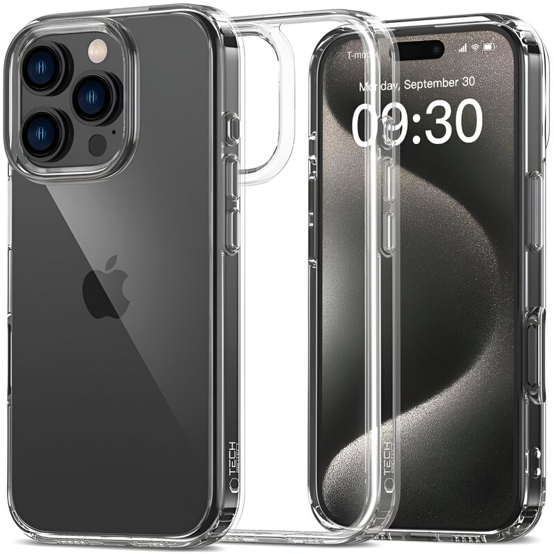 Etui TECH-PROTECT Flexair Hybrid do Apple iPhone 16 Pro Max Przezroczysty