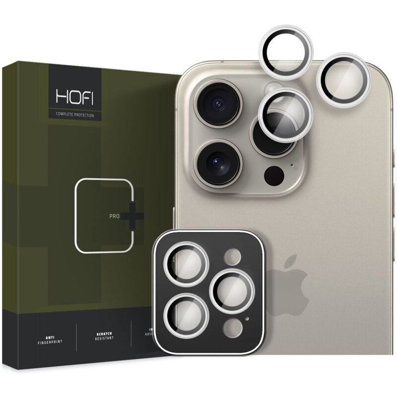 Nakładka na obiektyw HOFI CamRing Pro+ do Apple iPhone 16 Pro/16 Pro Max/17 Pro/17 Pro Max Przezroczysty