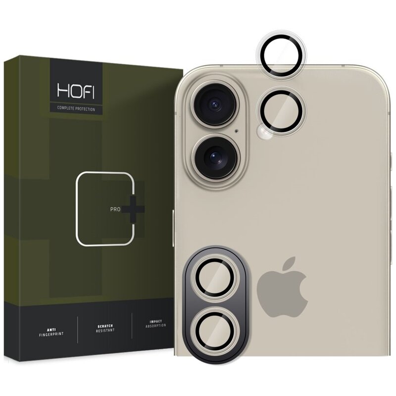 Nakładka na obiektyw HOFI CamRing Pro+ do Apple iPhone 16/16 Plus/17 Przezroczysty