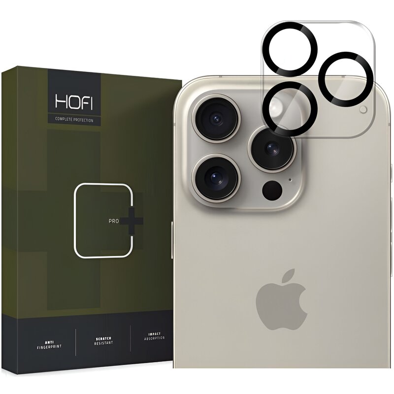 Nakładka na obiektyw HOFI Cam Pro+ do Apple iPhone 16 Pro/16 Pro Max Przezroczysty