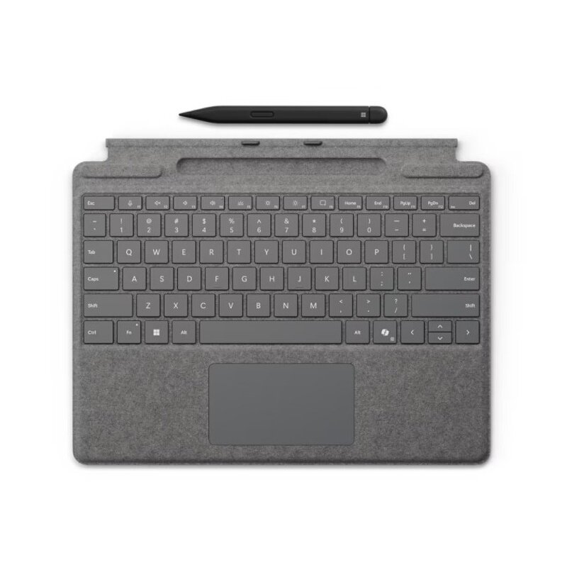 Klawiatura MICROSOFT Surface Pro Platynowy + Pióro Surface Slim Pen 2
