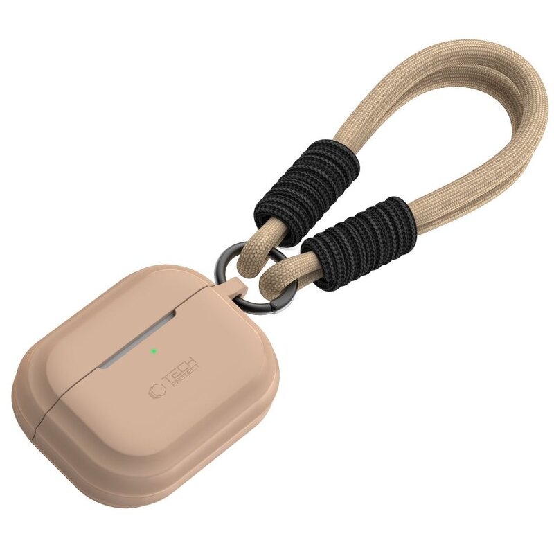 Tech-Protect Silicone Rope do Apple Airpods Pro (1.|2. gen.) cafe latte