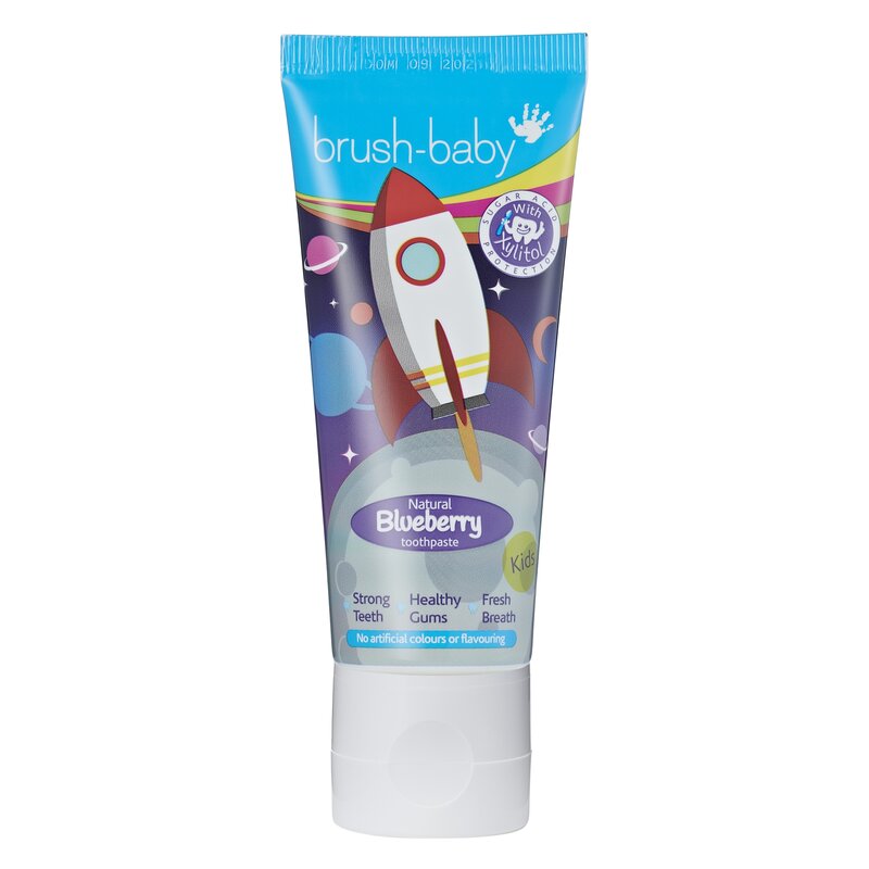 Pasta do zębów BRUSH-BABY Blueberry 50 ml