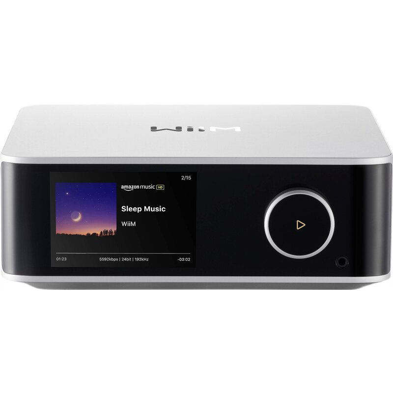 Streamer muzyczny/Odtwarzacz sieciowy WIIM ULTRA Srebrny, Wi-Fi 6, BT, Hi-Res Audio, HDMI ARC, DLNA, Roon Ready, Spotify Connect