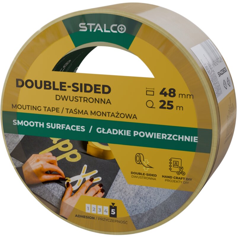 Taśma dwustronna STALCO S-38525 (25 m)