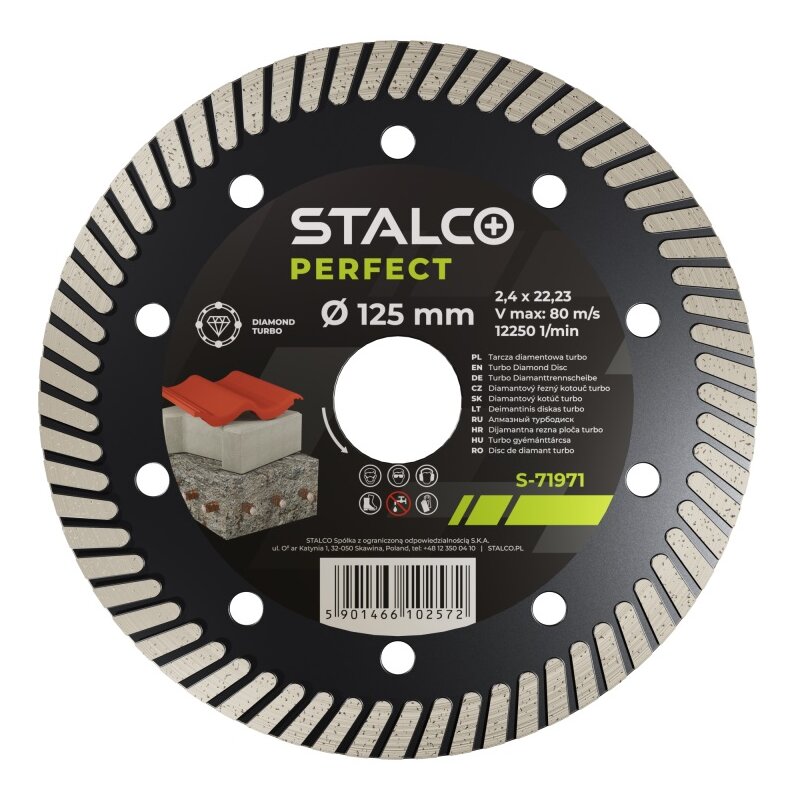 Tarcza diamentowa STALCO PERFECT S-71971 125 mm