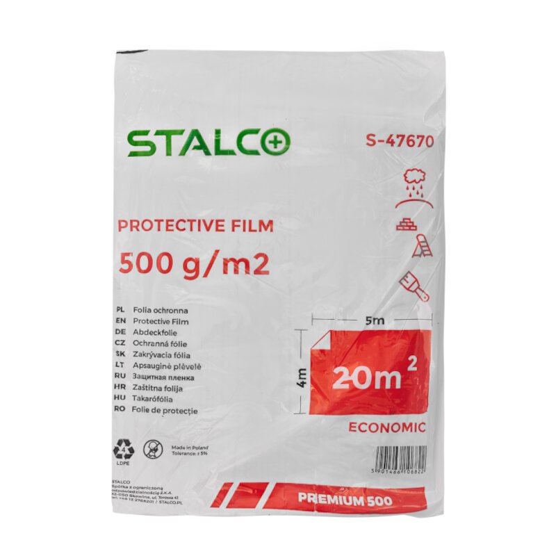 Folia malarska STALCO S-47670 (5 x 4 m) 1 szt.