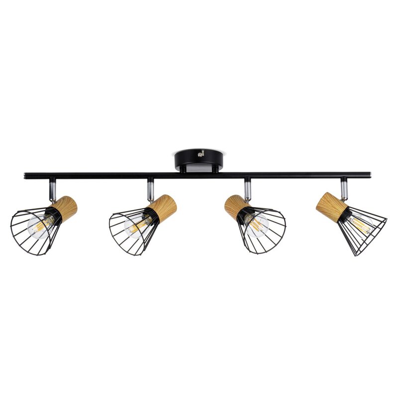 Lampa sufitowa LIGHTLOGIC 66212 Czarny