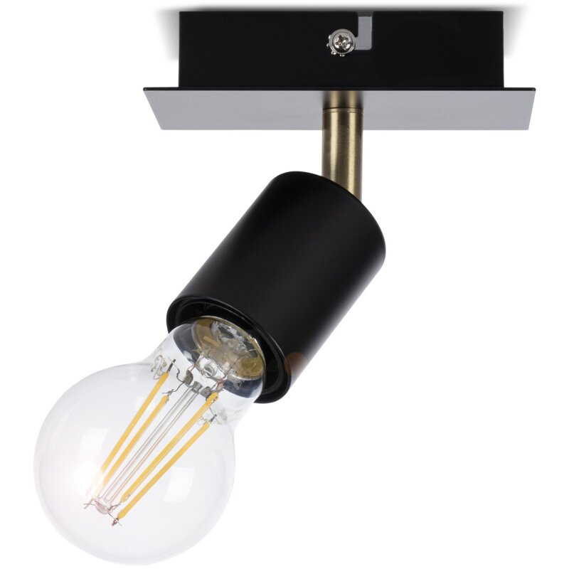 Kinkiet LIGHTLOGIC LL TAWA EL-1I E27 Czarny