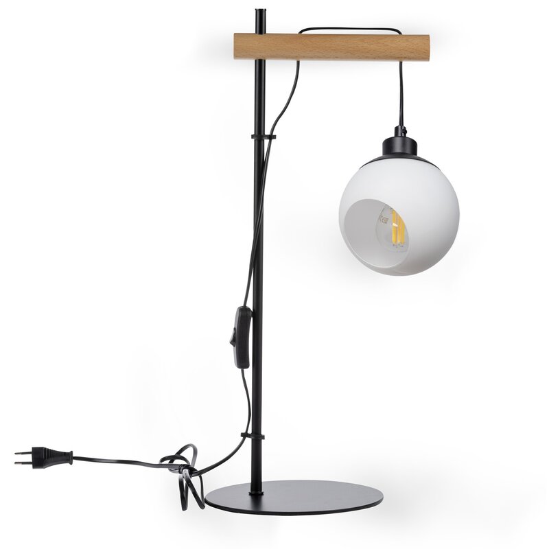 Lampa stołowa LIGHTLOGIC LL COMT TL 1xE14 66230 Czarny