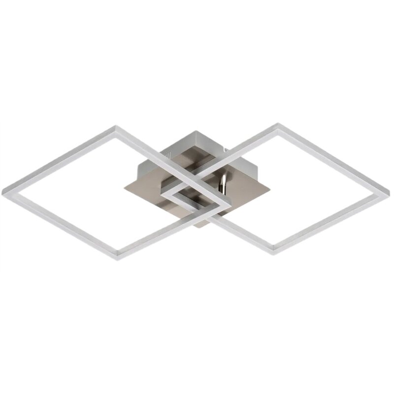Lampa sufitowa LIGHTLOGIC LL DIJON 2S-LEDDIM-RC (66285) Srebrny