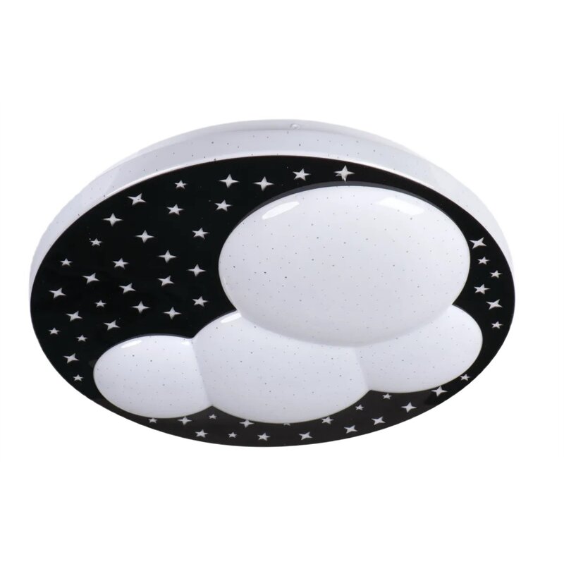 Plafon sufitowy LED LIGHTLOGIC LL Nyal RGB CCT 66453 Biało-czarny