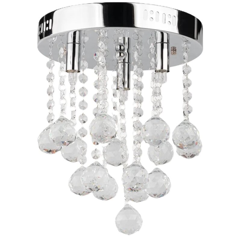 Lampa sufitowa punktowa LIGHTLOGIC LL VETED 3xG9 66464 Srebrny
