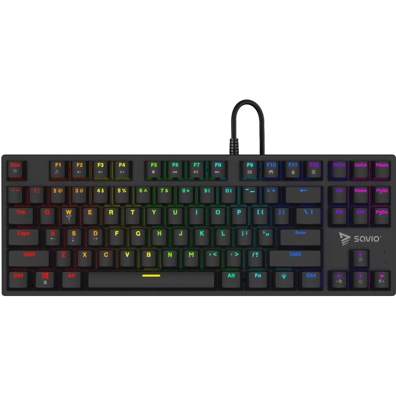Klawiatura SAVIO Tempest x2 RGB Outemu Blue