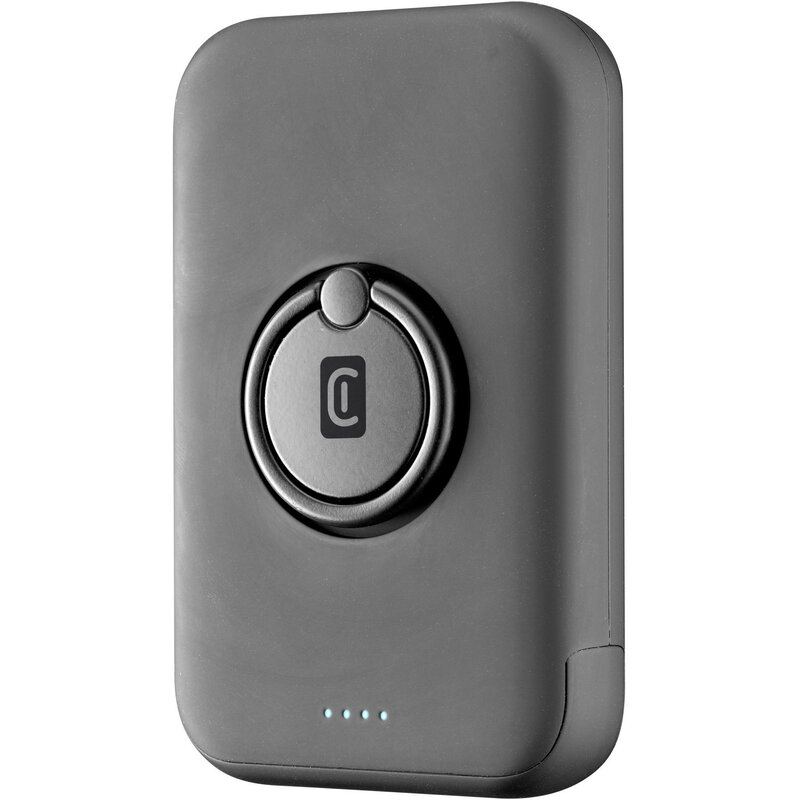 Powerbank indukcyjny CELLULARLINE Ring Mag 5000mAh 7.5W Czarny