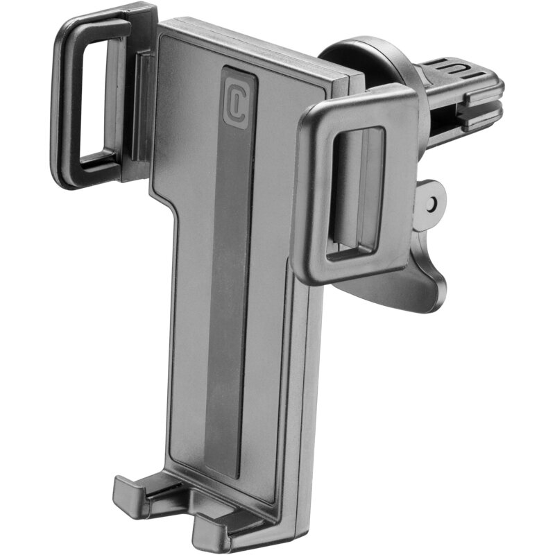 Uchwyt na telefon i smartfon CELLULARLINE Hug Czarny uchwyt samochodowy na kratkę nawiewu