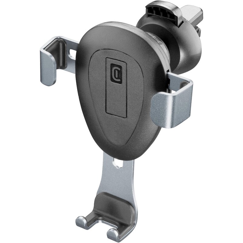 Uchwyt na telefon i smartfon CELLULARLINE Slide Czarny uchwyt samochodowy na kratkę nawiewu