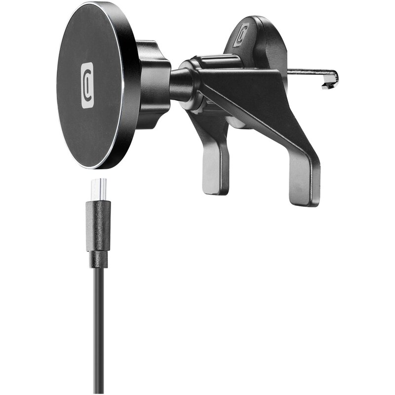 Uchwyt na telefon i smartfon CELLULARLINE Touch Air Mag Czarny uchwyt samochodowy na kratkę nawiewu