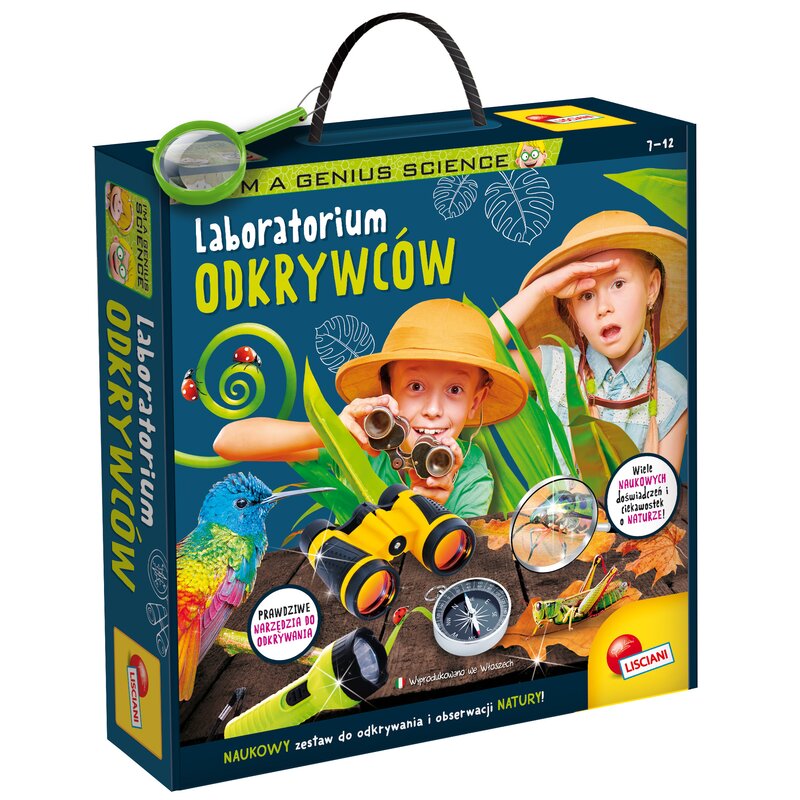 Zestaw kreatywny LISCIANI I'm a Genius Laboratorium odkrywców 304-PL102624