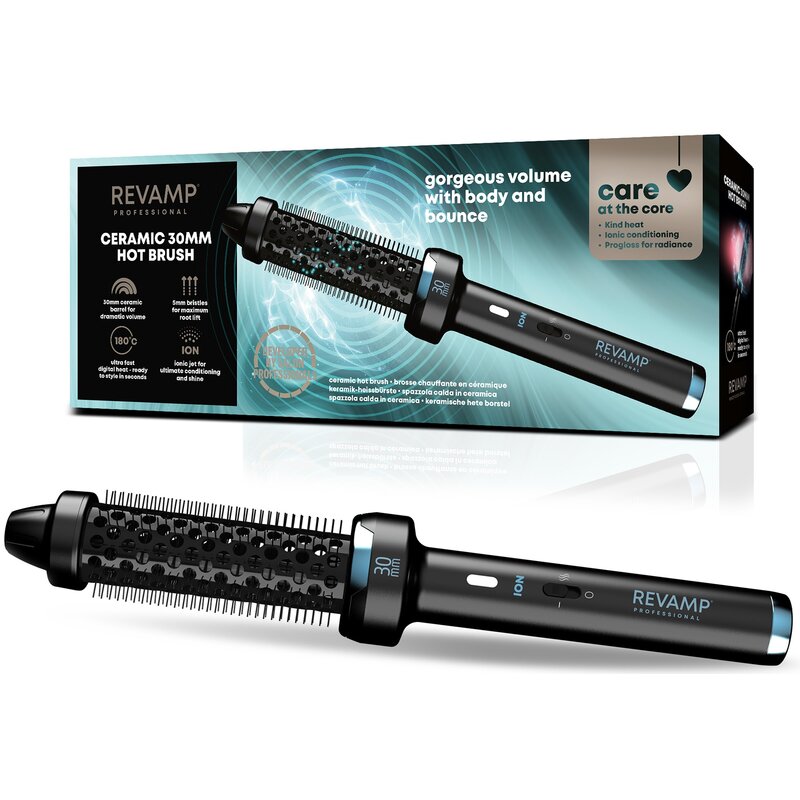 Szczotka termiczna REVAMP Progloss Big Hot BR-1300A Czarny