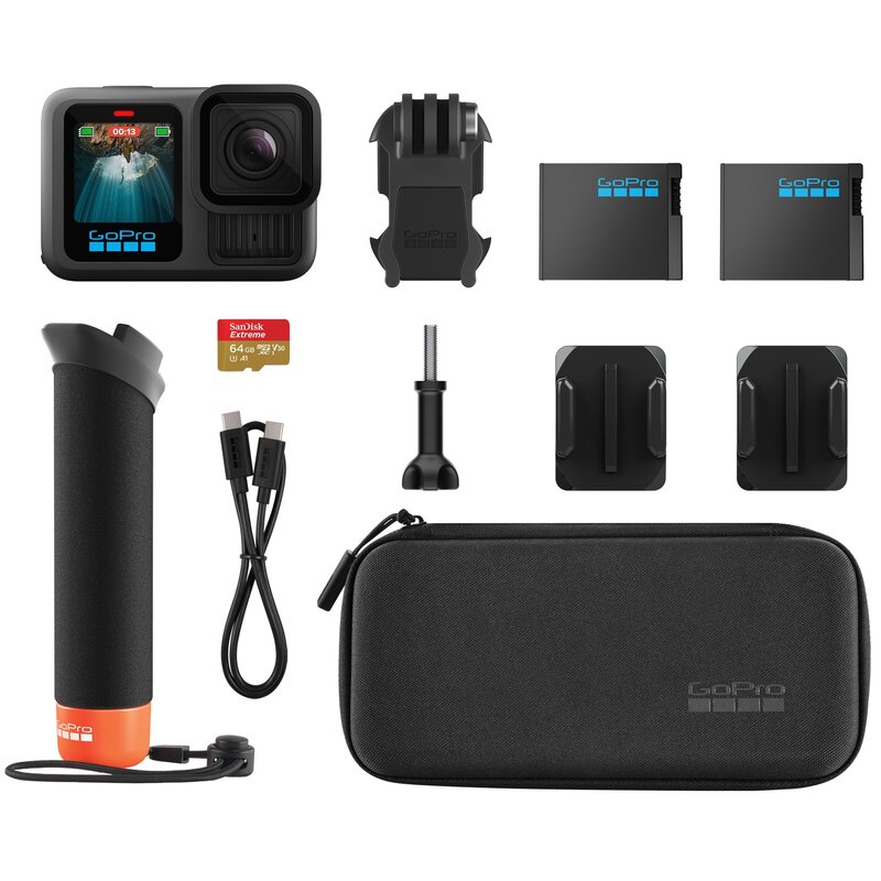 GoPro HERO13 Black Accessory Hard Bundle