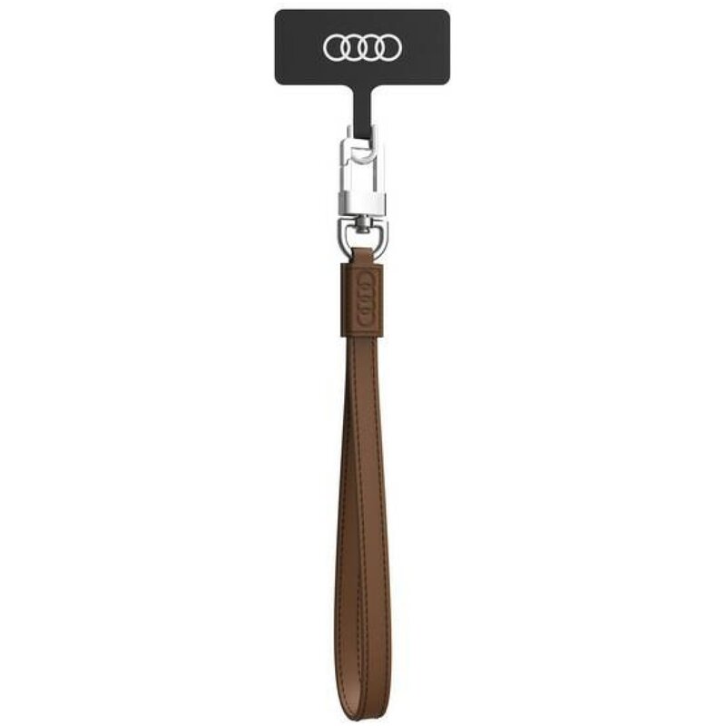 Smycz do telefonu AUDI Leather Brązowy