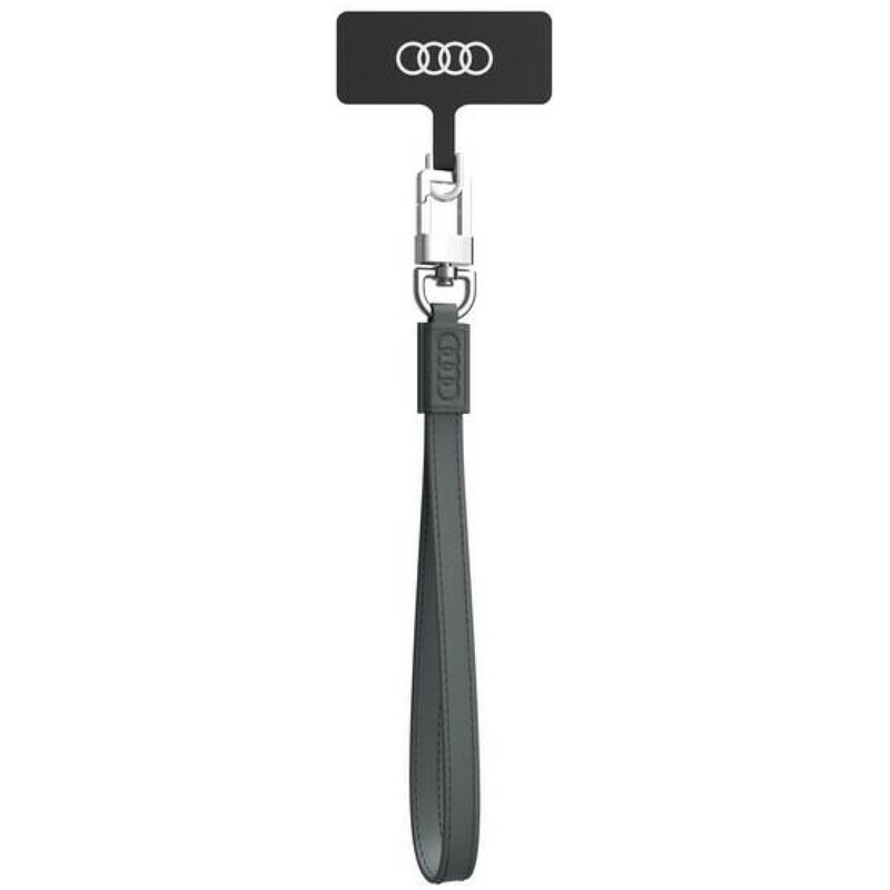 Smycz do telefonu AUDI Leather Szary