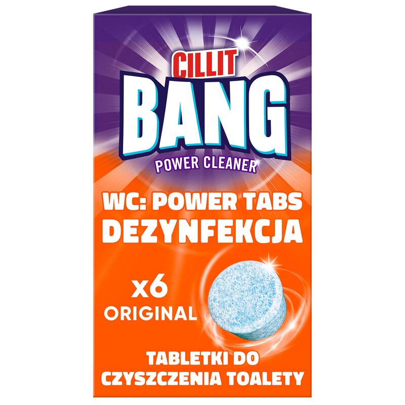 Kostka do WC CILLIT BANG Dezynfekcja 6x22.5g
