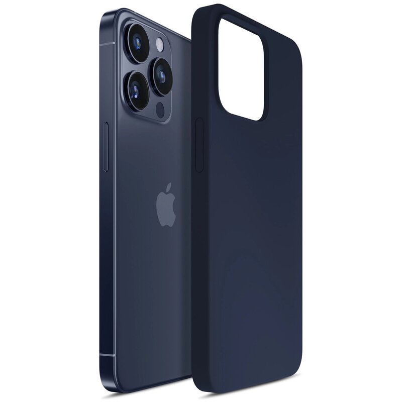 3mk Silicone Case do iPhone 15 Pro Niebieski