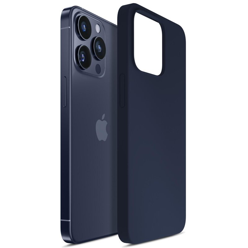 3mk Silicone Case do iPhone 16 Pro Max Granatowy